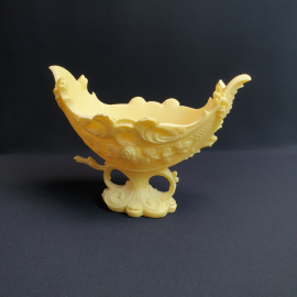 Ваза, композитный материал 24х13х17 см, сколы, винтаж