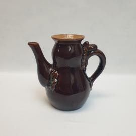 Керамический чайник 16 см на 750 мл, Орловская керамика. Винтаж, СССР.