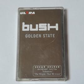 Аудиокассета Bush Golden State. Альбом содержащий хиты Solutions и Inflatable. Винтажная.