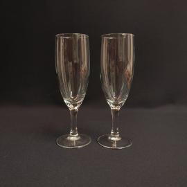 Набор из 2 бокалов, стекло 175 мл высота 19 см, винтаж СССР