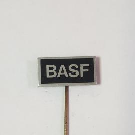 Значок СССР BASF, прямоугольный значок на иголке. Коллекционный предмет, советский, винтажный.