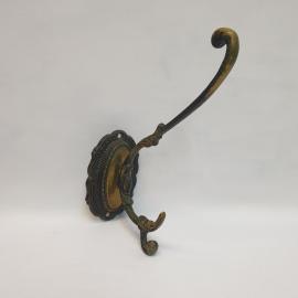 Вешалка латунь, длина 22 см. Винтаж, СССР.