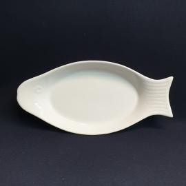 Тарелка под закуски 25х12 см, фарфор.