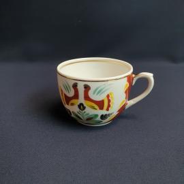 ЧАшка Вербилки, фарфор роспись позолота 220 мл, винтаж СССР