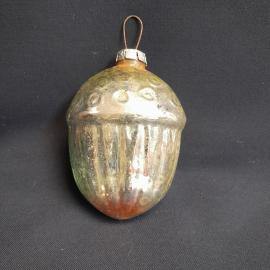 Елочная игрушка  на елку желудь кремлевский гигант ,винтаж СССР