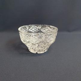 Салатник, хрусталь диаметр 14 см, винтаж СССР