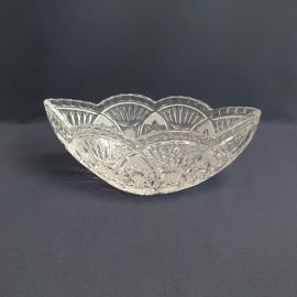 Салатник, хрусталь 28х15 см, винтаж СССР