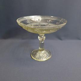 Ваза фруктовница, стекло, Царская Россия до 1917 г, антиквариат