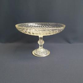 Ваза фруктовница, стекло, Царская Европа до 1917 г, антиквариат