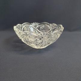 Салатник, хрусталь диаметр 18 см, винтаж СССР