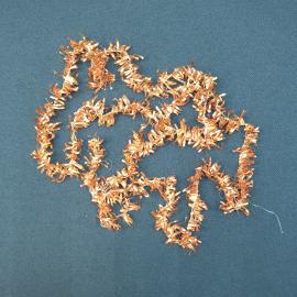 Мишура медная, Москабель. Винтаж, СССР.