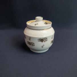 Сахарница Пролетарий, фарфор позолота 0.5 л, винтаж СССР