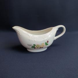 Соусник Хайта, фарфор деколь позолота 0.4 л, винтаж СССР