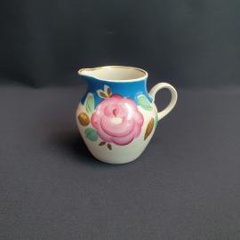 Молочник Дулево, фарфор роспись позолота 300 мл, винтаж Россия