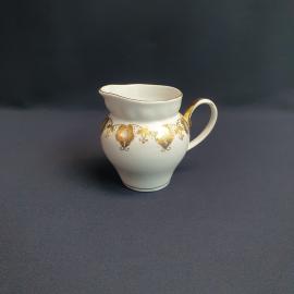 Сливочник Барановка, фарфор позолота 250 мл, винтаж СССР