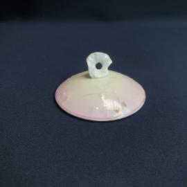 Крышка от антикварной сахарницы Кузнецова, фарфор внутренний диаметр 7 см, Россия до 1917 г.