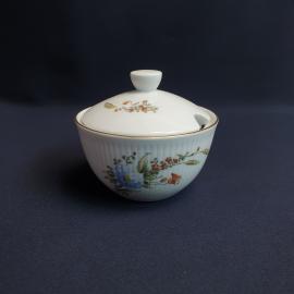 Соусник Кольдиц, фарфор деколь позолота, винтаж ГДР