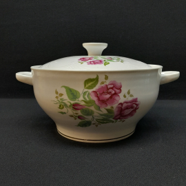 Супница   Хайта, фарфор деколь позолота 3 л. Винтаж, СССР.