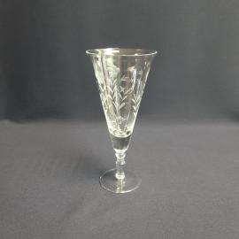 Бокал, стекло резка 150 мл, винтаж СССР