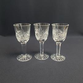 Набор из 3 рюмок, хрусталь 50 мл, винтаж СССР