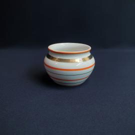 Ваза Радиоволны Вербилки, фарфор позолота, винтаж СССР