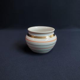 Ваза Радиоволны Вербилки, фарфор позолота сколы, винтаж СССР