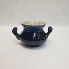 Ваза, керамика кобальт высота 8 см, винтаж СССР