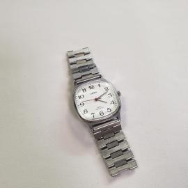 Часы наручные мужские Чайка, кварцевые, рабочие. Винтаж, СССР.