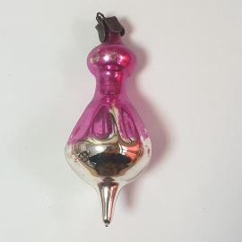 Елочная игрушка Юла, стекло. Винтаж СССР