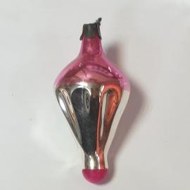 Елочная игрушка парашют Орловская фабрика Победа. Стекло, винтаж СССР