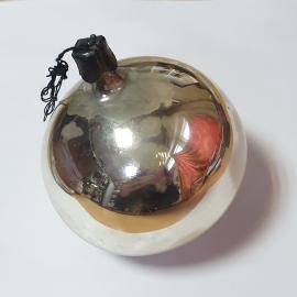 Елочная игрушка шар, стекло, просадка амальгамы. Винтаж  СССР