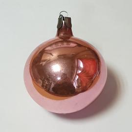 Елочная игрушка шар, стекло. Винтаж СССР