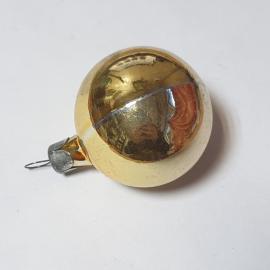 Елочная игрушка шар. Стекло, винтаж СССР