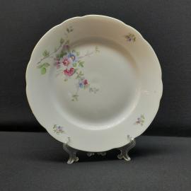 Тарелка-блюдо Colditz , фарфор, деколь,позолота 29см. Винтаж ГДР