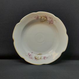 Тарелка-блюдо  Барановка , фарфор, деколь, 32 см. Винтаж СССР