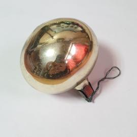 Елочная игрушка шар. Стекло, винтаж СССР