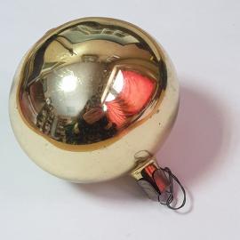 Елочная игрушка шар. Стекло, винтаж СССР