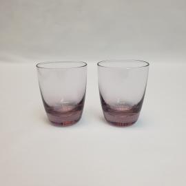 Пара стопок, марганцовое стекло, 60 мл. Винтаж, СССР.