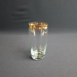 Стакан, стекло позолота 250 мл высота 125 мм, винтаж СССР