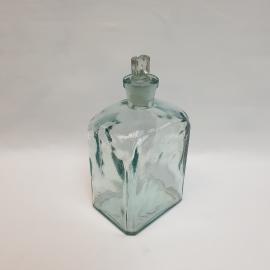 Флакон высотой 18 см, стекло, 500 мл. Антикварный и винтажный, царская Россия