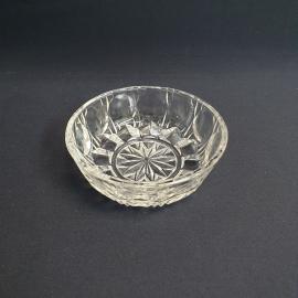 Салатник - конфетница 300 мл, хрусталь, микро скол. Винтаж, СССР.