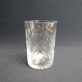 Стакан для подстаканника, Дятьковский завод, хрусталь, 250 мл. Винтаж, СССР.
