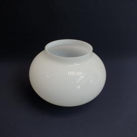 Плафон, молочное стекло, диаметр посадочного места 5 см. Винтаж, СССР.