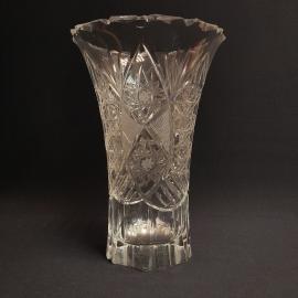 Ваза для цветов ,хрусталь высота 22 см,дефекты ,винтаж СССР