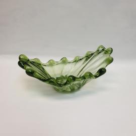 Ваза, цветное гутное стекло, винтаж СССР