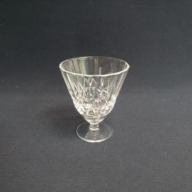 Лафитник хрустальный, Дятьковский, высота 7 см, объем 60 мл. Винтаж, СССР.