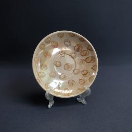 Блюдце кофейное Полтава, фарфор крытье 115 мм, винтаж СССР