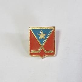 Значок СССР с золотой звездой на красно-синем фоне, редкий коллекционный предмет, советский, винтажн
