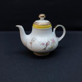 Чайник Жар-птица Sep, фарфор деколь позолота 0.7 л, винтаж ГДР