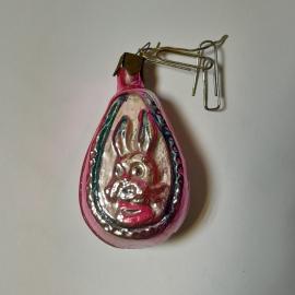 Елочная игрушка Медальон "Ну, погоди!", Орловская фабрика "Победа", винтаж, раритет